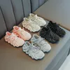 Summer Coconut Flying Knitted Children's Shoes Girls Sneakers Kids Casual Sneakers Soft and Breathable Running