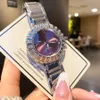 Montres de marque femmes fille cristal fleur Style bracelet en acier montre-bracelet à Quartz CH52250P