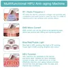 Mini Hifu Machine Ultraljud RF EMS MicroCurrent LED Light Therapy Face Lifting Dighting Anti Wrinkle Skin Care Product 220224