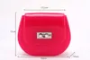 Moda Letnie Dzieci Jelly Torba 18cm Kid Girls Candy Colors Shell Ramię Torebka Kobiety Silicon Tote Beach Satchel Bag