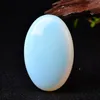 Natural Opal Palm Stone Quartz Healing Crystal Massage Polished Stone Meditation Hand-Polshed