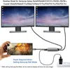 USB-C ~ 2xHDTV USB3.0 유형 C 4 in 1 어댑터 고속 4K 60Hz MacBook 태블릿 지원 지원