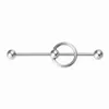 Stainless Steel Industrial Barbell Cartilage Earring Piercing BCR Long Ear Stud Helix Tragus for Women Men Body Jewelry