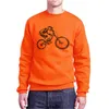 Men's Hoodies & Sweatshirts Autumn Winter Warm Fleece Linner Men Oversize Bike Print Plus Size Pullovers Novelty Sweatshirt