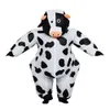 Costume gonfiabile della mucca per le donne adulte Uomini Kid Boy Girl Halloween Party Carnival Cosplay Dress Blow Up Suit Animal Mascot Outfit Q0910