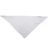 2021 10ピースの昇華空白白DIYポリエステルペット犬の三角形の首のスカーフ熱伝達印刷