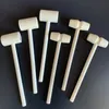 Mini martelli di legno Martello multiuso in legno naturale per bambini Giocattoli educativi per l'apprendimento Mazze per aragoste di granchio Martelletto martellante