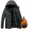 Стильная толстая теплая зимняя парка мужская флисовая мужская куртка с капюшоном пальто военные куртки-карго мужские пальто уличная мужская Jac