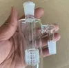 14mm 18mm Glas Ash Catcher 4.5 Inch Hookah Mini Glas Bong Catchers Dikke Pyrex Clear Bubbler 45 90 graden CAN-aanpasbare Logo