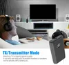 OLED LCD-skärm Bluetooth 5.0 Audio sändarmottagare med batteri 3.5mm Jack AUX Wireless Adapter för PC TV-hörlursbil TX RX T2 B10S