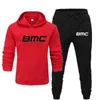 BMC Swiss cykling hoodie höst vinter rund hals hoodie och träningsbyxor herr plus size s-3xl Y201001