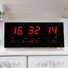 Large LED Digit Alarm Wall Clock 24H Display Time Backlight Office School Home Supplies - Night Mode Backlight LED Screen EU H1230