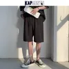 KAPMENTS hommes Streetwear Harem Shorts été hommes Harajuku 2 couleurs noir lâche sueur mode coréenne Joggers pantalon 210714