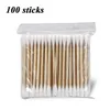 Caixas de Armazenamento Caixas Acrílicas Maquiagem Organizador Banheiro para Cotton Swabs Cosméticos Caixa de Jóias Make Up Removedor Pad Recipiente