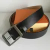 Designer Belts Belt Men Women Pairs Genuine Leather Black Gold Silver Smooth Buckle with Orange Box Cards Dust Bag Ribbon Gift Bag
