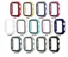 Custodia rigida protettiva con pellicola protettiva per schermo in vetro temperato per Apple Watch Series 4/5 38 40 42 44mm Smartwatch Full Cover Bumper