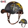 Kaski motocyklowe GXT Kask vintage Retro Half Motocross Capacete Otwarte twarzy Casco Moto Motocykl Wyścigi konne