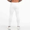 GINGTTO Jeans White Men Cotton High Waist Pants Stretch Plus Size Summer Men's Elastic 36 zm55 211108