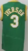 Men Georgetown Hoyas College Allen Iverson Jersey 3 Retro Basketball Vintage High School All Stitched Blue White Green Yellow Black Red For Sport Fans Good Quality