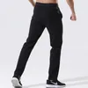 L-003 Mannen Joggingbroek Leisure Joggers met Zakken Trekkoord Tailleband Atletische Yoga Lounge Trainingsbroek Workout Hardloopbroek fitness outfits