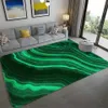 Soyut Mermer Yeşil Yatak Odası Halı Akik Taş Doku Baskılı Oturma Odası Büyük Flanel Kat Mat Alanı Sehpa 210626