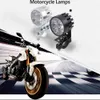 Ny 6000K LED Motorcykel Bike Headlight Bulb Vattentät Drivpunkt Dimljus Externa moto DRL Tillbehör Lampa 12V