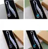 Metal feather luminous twelve constellation bookmarks custom wholesale student gifts cultural and creative gift box