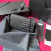 Moda Çantalar Omuz Lüks Tasarımcı Torbaları Metal Zincir Altın Gümüş Kadın Çanta Orijinal Deri Çanta Kapak Diagonal Messenger Crossbody Çanta Çanta