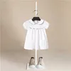 Dziewczynka Dress Summer Girls Sukienki Styl Infantyl Dress Baby Girl Ubrania Lato Kwiat Styl Sukienka Niska cena Q0716