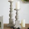 Portacandele Casa Portacandele Portacandele Grande Bianco Moderno Pilastro Bastoni Lampadario Mariage Decorazione Della Casa DL60ZT