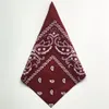 Hijab Scarf Hip Hop Cotton Scarf Bandana Gradient Square Headband Scarf Gifts Cashew Printed For Women/Men/Boys/Girls