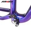 Airwolf EVO 29er Boost Fibra de carbono Suspensión completa Cuadro de bicicleta de montaña mtb Cuadros de bicicleta M / L BSA 148 * 12 mm Bicicletas Frameset 2 años de garantía