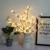 Phalaenopsis Tree Branch Light Floral Lights Home Christmas Party Garden Decor LED電球装飾的な偽の花＃SRN263U