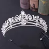 Клипы для волос Barrettes Bridal Crown Headwear стразы Инкрустаны ретро -головного убора роскошные сплавы свадебные аксессуары для женского ноября 99