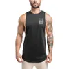 T-shirts pour hommes été gilet de course hommes Muscle sans manches Sport T-shirt musculation débardeur Gym Fitness entraînement T-shirt maillot de corps