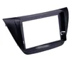 Bilradio Fascia Frame Dash Mount Kit Trim Panel Double Din 9 tum för 2006 Mitsubishi Lancer IX