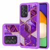 Hybrid Armor 2 in 1 VS Amerikaanse vlag Marmeren Schokdichte gevallen voor Samsung S21 Plus A52 A72 A12 A32 A42 5G S21FE PC + TPU Cover