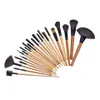 Groothandel Cosmetica Kwasten Cadeauzakje van 24 stuks Make-up kwastensets Professionele wenkbrauwpoeder Foundation Schaduwen Pinceaux Make-up tools