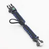 Party Supplies Outdoor Emergency Compass Bracelet Paracord Emergency Bracelet With Whistle Knife sea shipping T2I53070