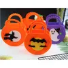 Sacchetti di caramelle di Halloween portatili fai-da-te Presenti Avvolgere Zucca Pipistrello Fantasma Strega Feltro Borsa da regalo Sacchetti regalo ECO Friendly Goodie Borse Decorazioni per feste TR0088