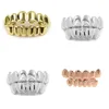 розовые золотые зубы grillz