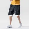 Shorts para homens cordão de verão solto apto casual desgaste bermudas streetwear roupas moda macho 2021