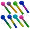 QBSOMK Hookahs Nieuwste Rainbow Pyrex Mini 10cm Glas Oliebrander Kleurrijke Hoge Kwaliteit Great Tube Tubes Nail Tips Rookpijp