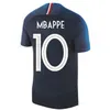 2018 Frankrijk Wereldbeker Mbappe Griezmann Benzema Mens Soccer Jerseys Pogba Giroud Kante Pavard Dembele Tolisso Home Away Football Shirt