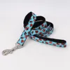 Dog Collar and Leash Set with Bow Pretty Ladybird Pattern Metal Buckle Big Small Dog&Cat Pet Accessories Y200515