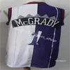 Sydd nät vintage mode män basket tracy 1 mcgrady vince carter 15 tröjor lila vita svartblå röda skjortor shorts som tröjor