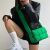 짠된 면화 토트 여성 어깨 가방 패션 큰 지갑 공간 패드 핸드백 브랜드 디자이너 아래로 패딩 핸드백
