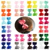 Mélange de couleurs pour bébés filles, petits nœuds en ruban gros-grain, pinces à cheveux pour enfants, accessoires pour cheveux A159674805