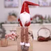 3pcs svenska gnome, chirstmas plysch leksak, skandinavisk stil inredning, dangle ben hylla ornament jul dekor