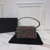 Direct selling high quality women's Cosmetic Bag & Cases Fashion shiny diamond Leather Shoulder Bag Messenger Handbag armpit 240I